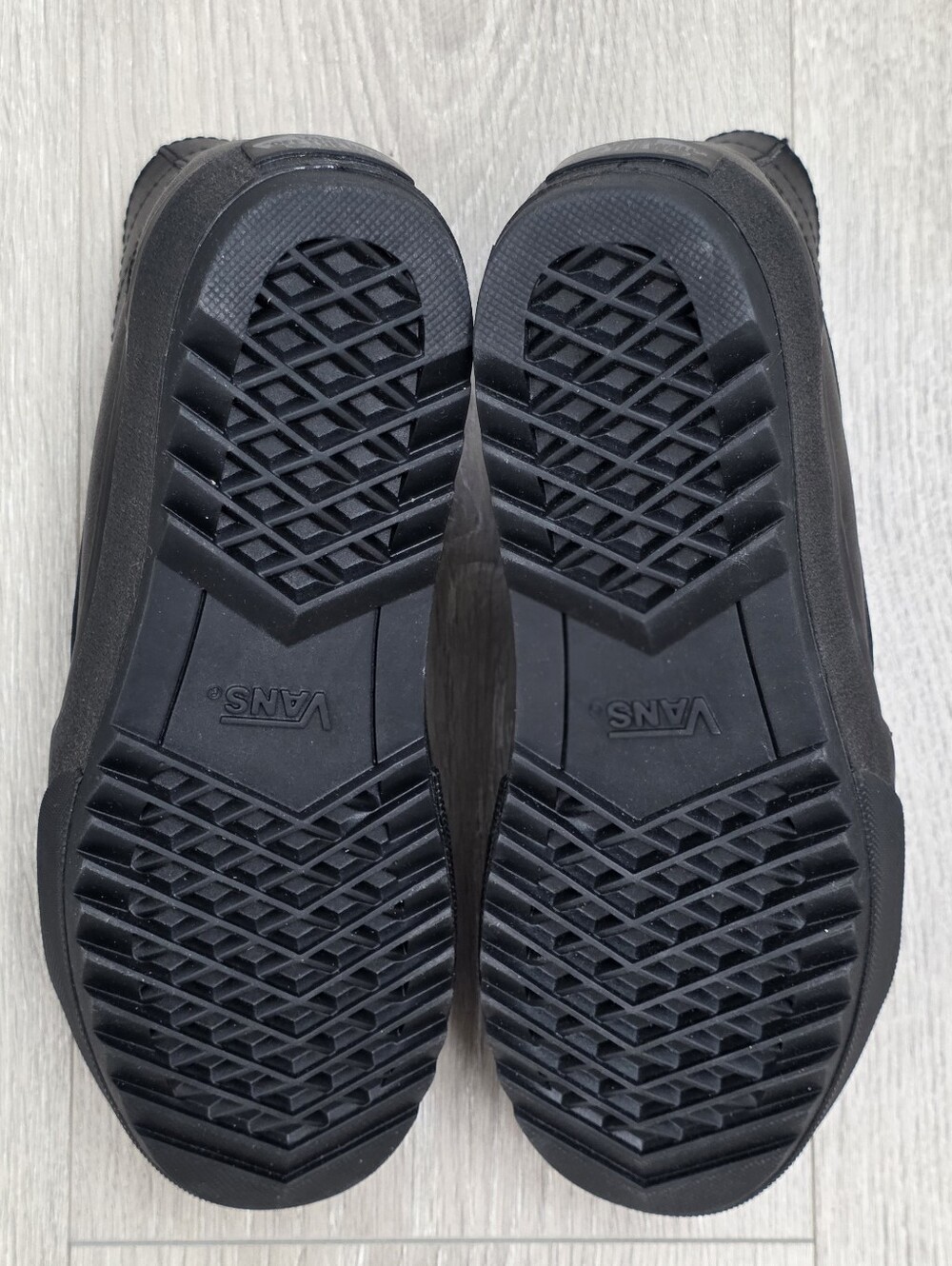 VANS Filmore Hi Stackform Tapered Platform Shoes Triple Black Women's Sz 6.5 New - Picture 5 of 8